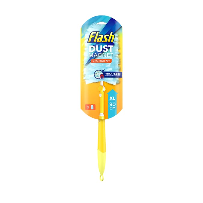 Flash Dust Magnet Starter Kit (1 Handle & 2 Refills)