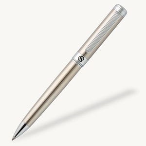 Scriveiner London Classic Stainless Steel Ballpoint Pen