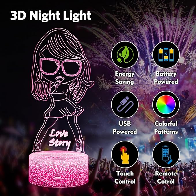 Taylor Swift 3D Night Light
