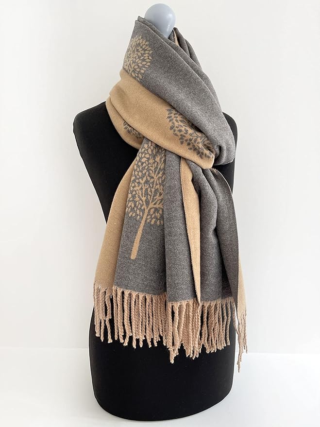 The Accessory Co. Cashmere Tree Life Blanket Scarf