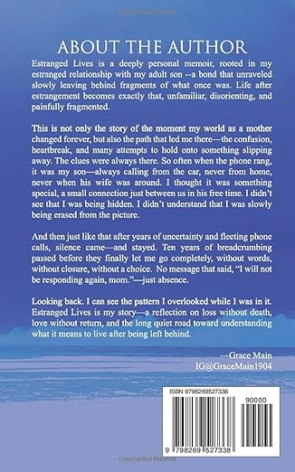 Estranged Lives, by Grace Main - back cover