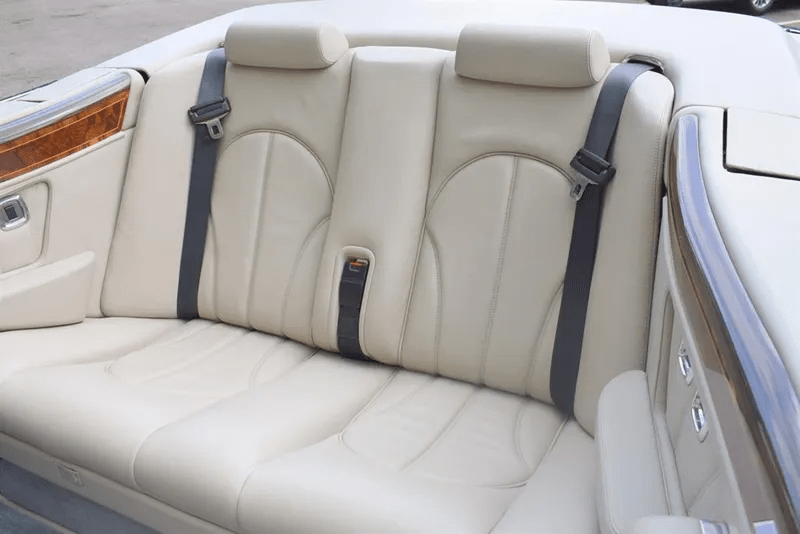 2000 Rolls-Royce Corniche V, rear interior