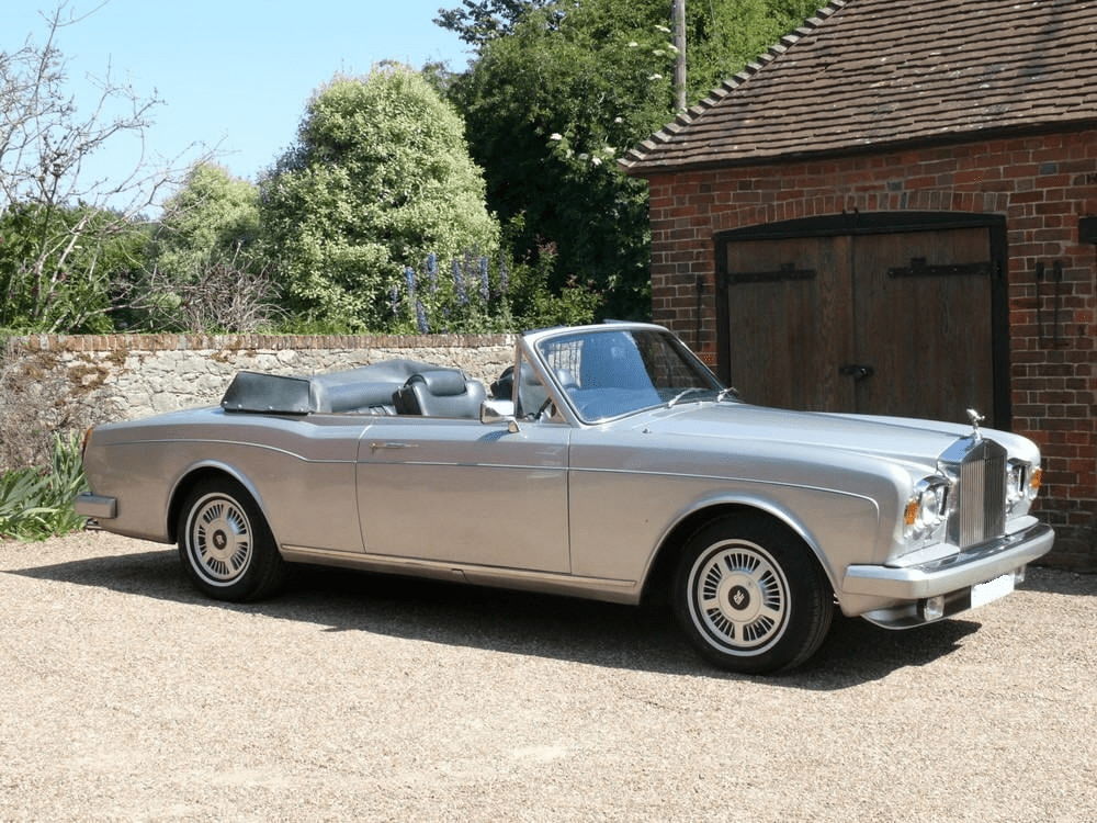 1982 Rolls-Royce Corniche I, front and side