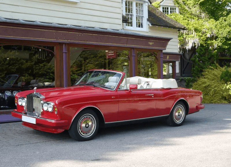 1991 Rolls-Royce Corniche III, front and side