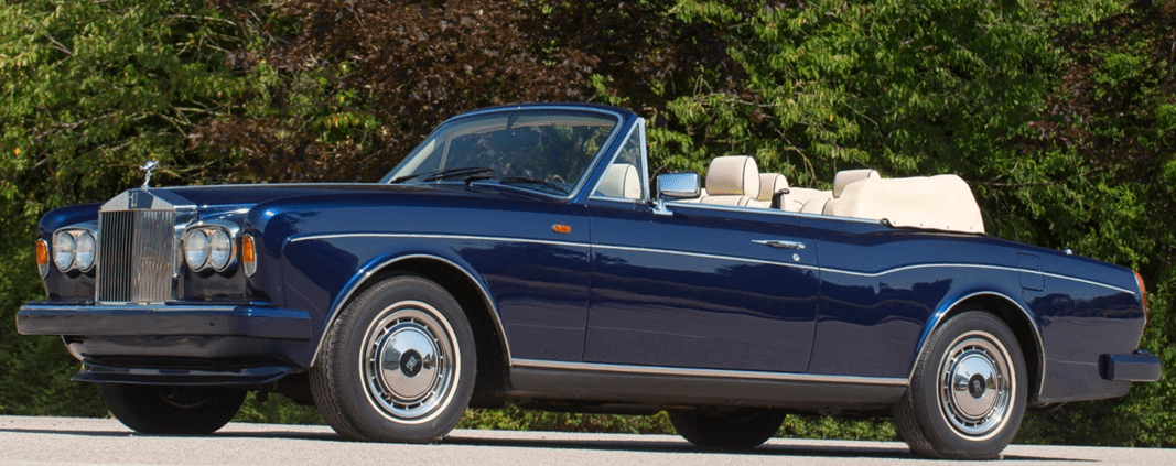 1995 Rolls-Royce Corniche IV, front and side