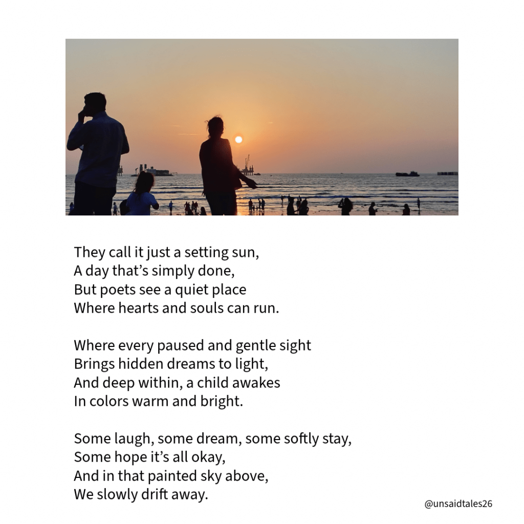 बस एक डूबता हुआ सूरज, एरिका मा द्वारा