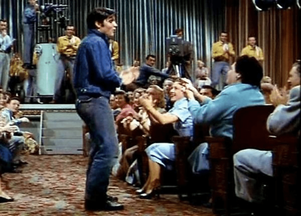 Loving You, with Gladys participating in blue.