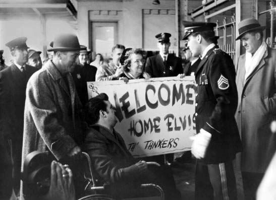 Elvis with Gary Pepper.