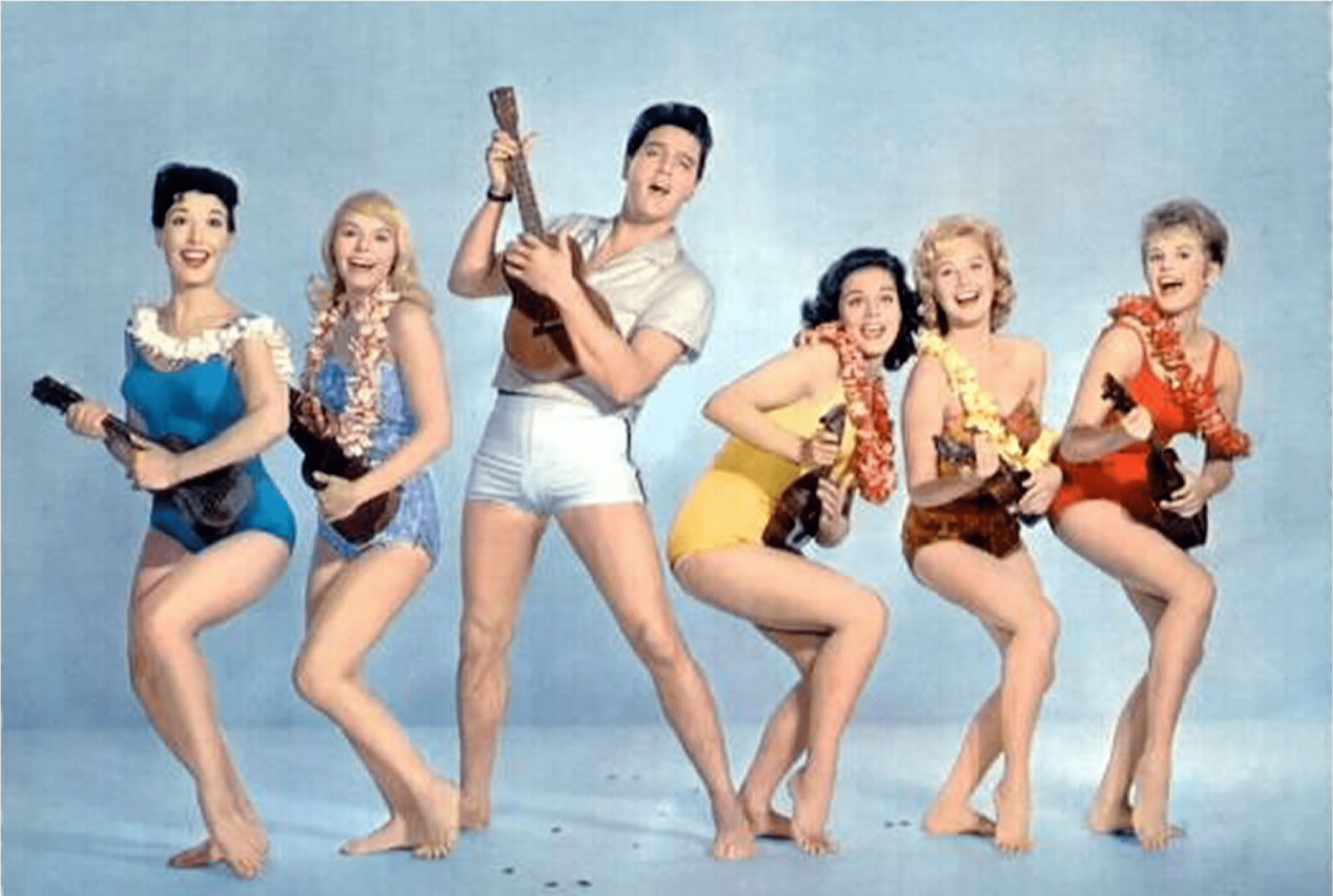 “Blue Hawaii” promotional picture, 1961.
