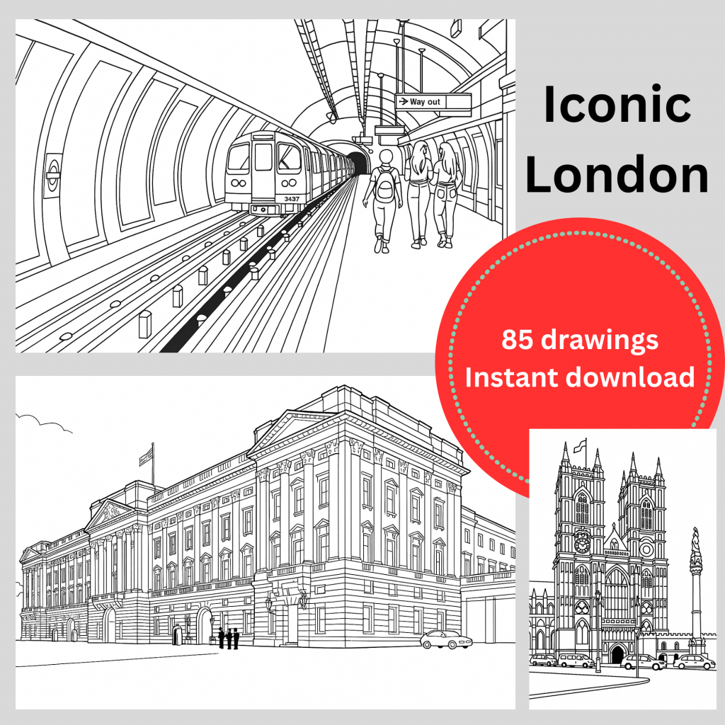 Shop My Etsy - Digital Downloads - Iconic London