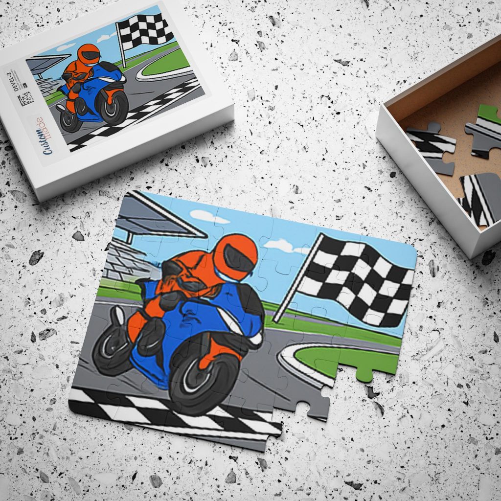 Compra mis diseños en Etsy - Puzles - Moto infantil