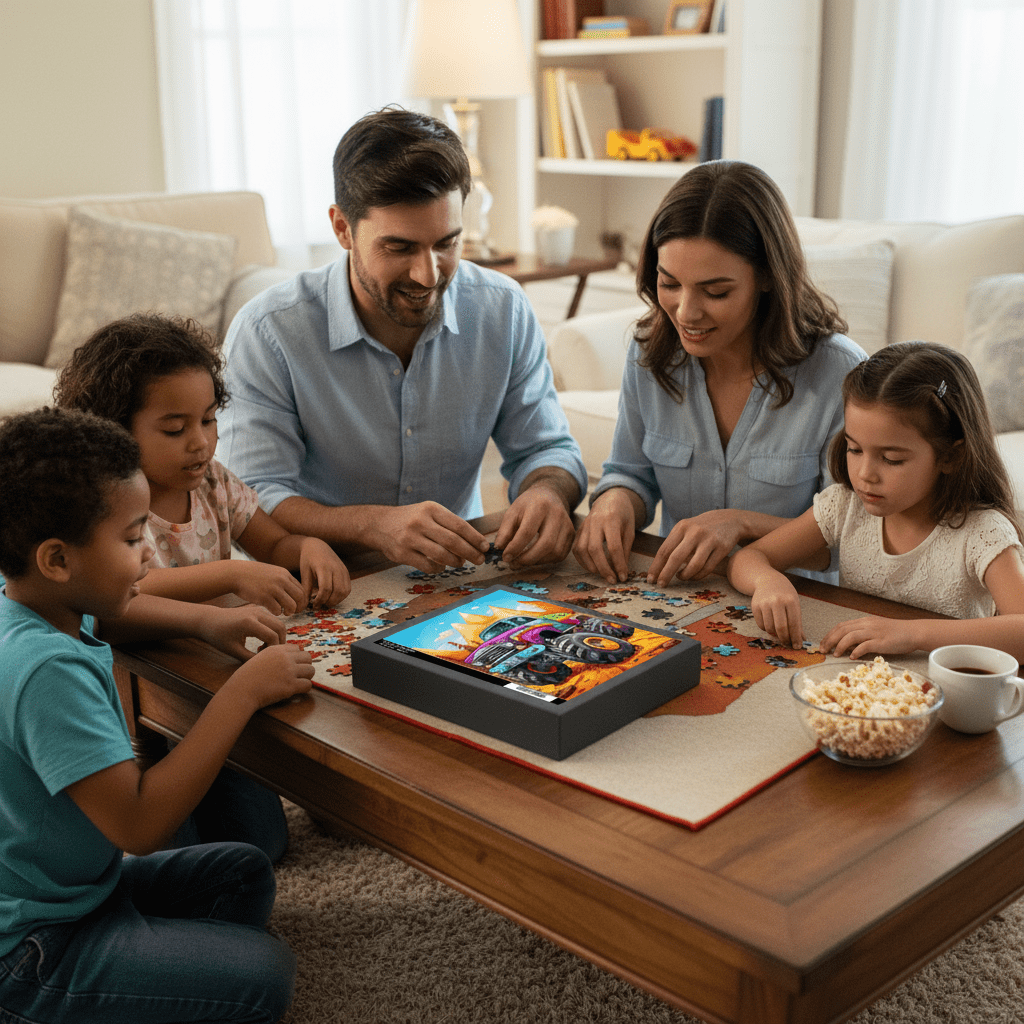 Compra mis diseños en Etsy - Puzles - Monster Trucks