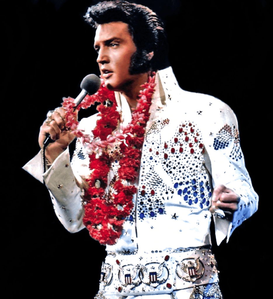 Elvis “Aloha From Hawaii via Satellite”, 14 de janeiro de 1973.