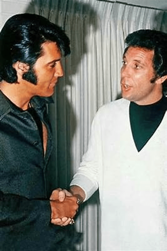Elvis with Tom Jones.