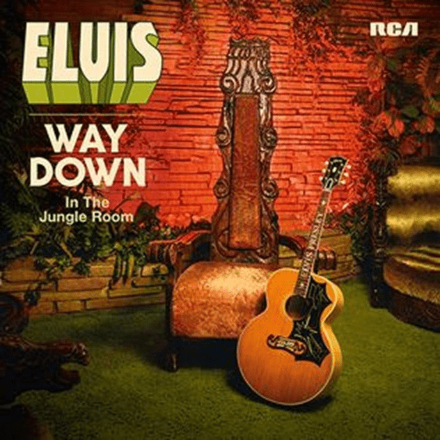 Das Elvis-Albumcover Way Down In the Jungle Room.