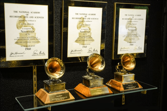 Grammy Awards de Elvis em Graceland.