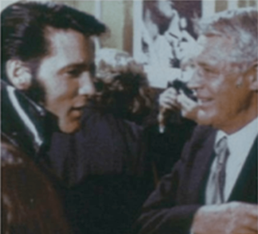 Elvis com Cary Grant, agosto de 1970.