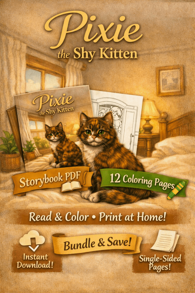 Pixie The Shy Kitten