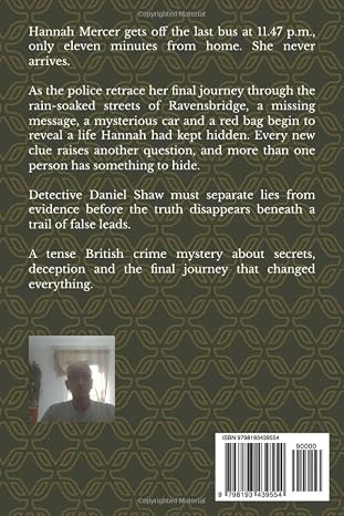 The Last Bus Home - Back Cover with Blurb