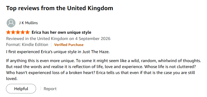 You're Loved by Erica Ma - Review by J K Mullins